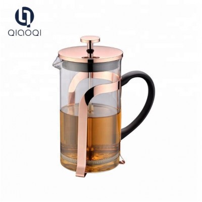 Customized coffee french press with stainless steel filter