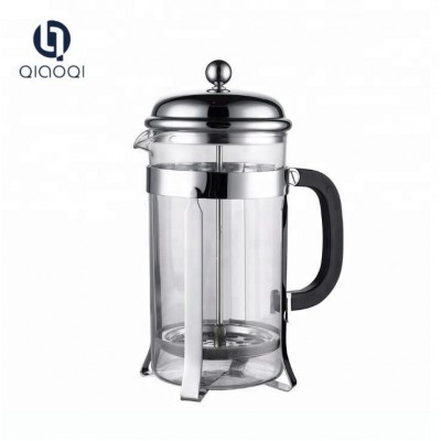 2018 Amazon 34OZ Best Selling Borosilicate glass stainless french coffee press Set 1000ML with 2 cups