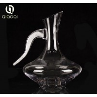 Unique Lead Free snail shaped glass decanter for wine