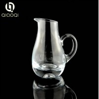 Trendy Style Mini glass decanter with hole in wine glass