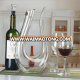 Hand Made "U"Shape Crystal Glass Wine Decanter