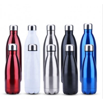 Custom Spray Painting Stainless Steel Water Bottle With Cleaning Brush 17oz Double Wall Insulated Water Bottle